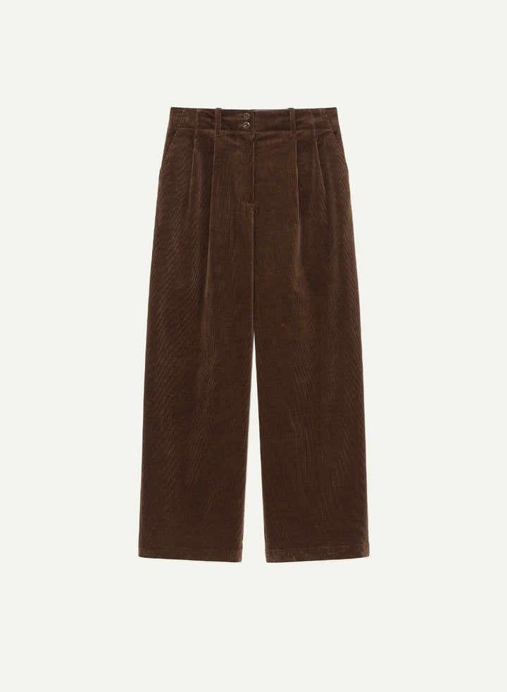 Kindersalmon Corduroy Pants Bear Brown