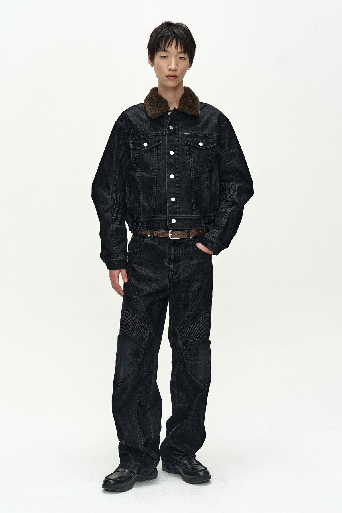 Andersson Bell Unisex Padded Denim Bomber Jacket
