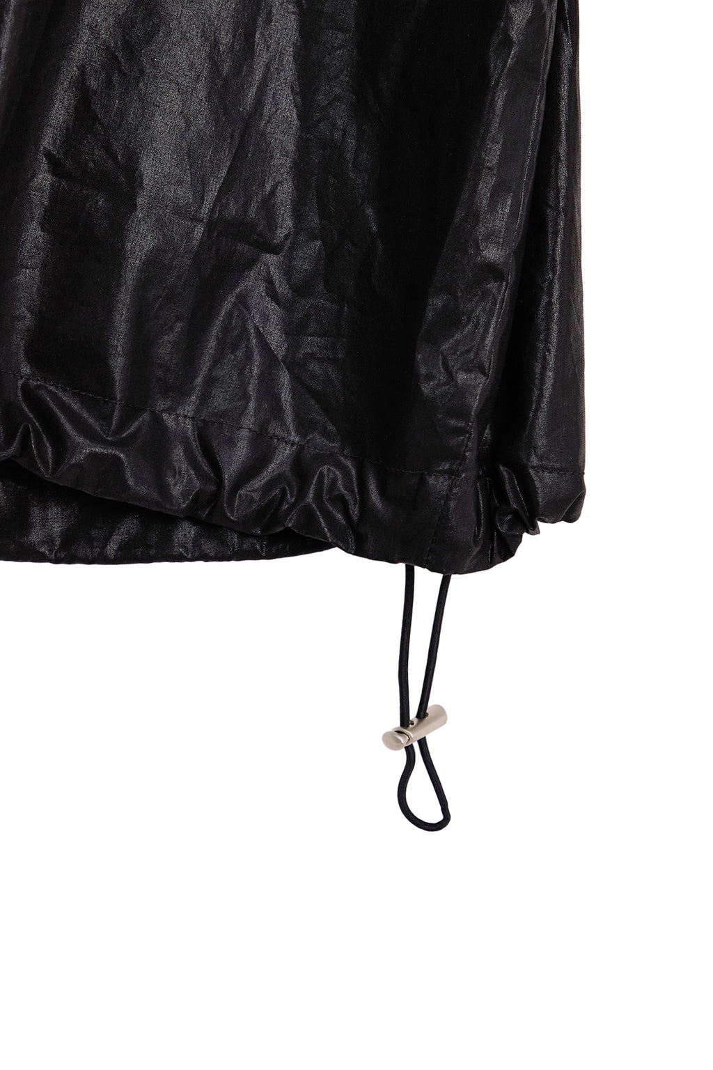 [matinkim] MATIN HIGH NECK HOODY COATING JUMPER FOR MEN IN BLACK