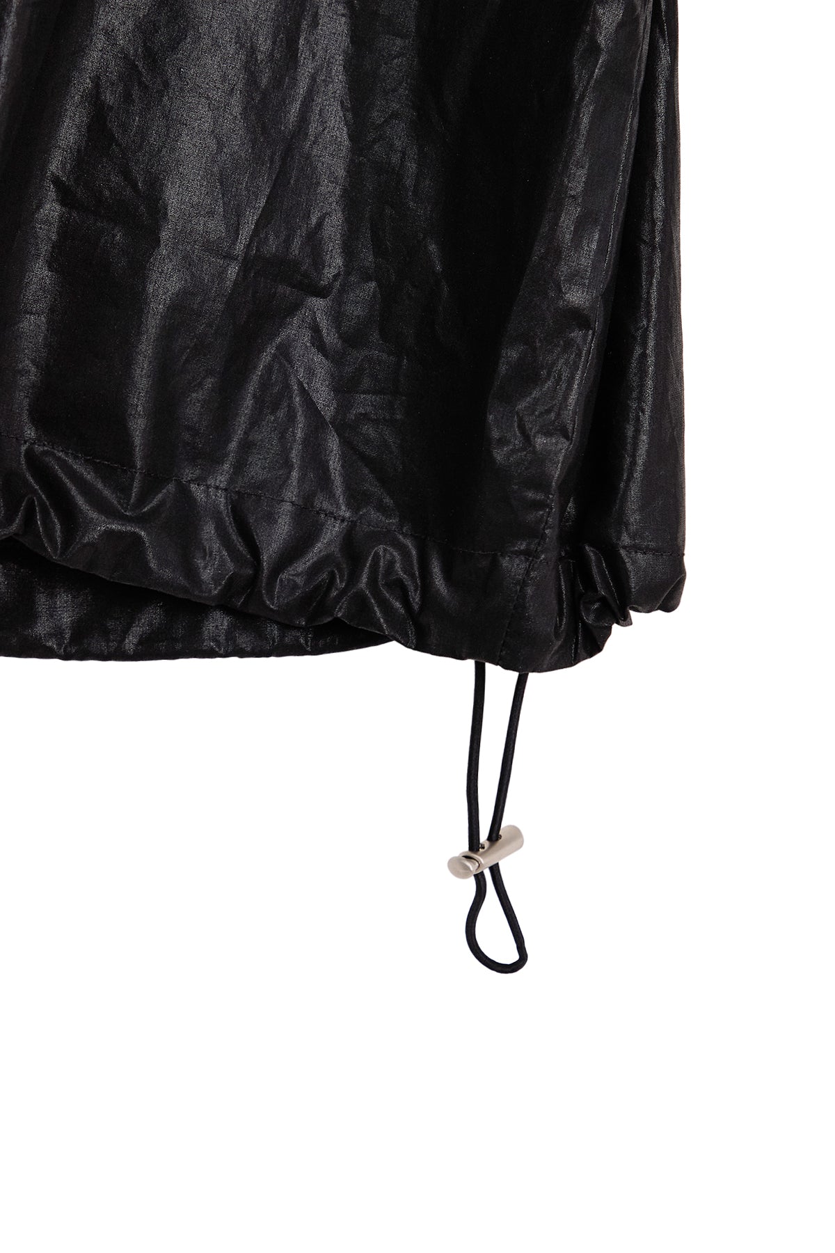 [matinkim] MATIN HIGH NECK HOODY COATING JUMPER FOR MEN IN BLACK