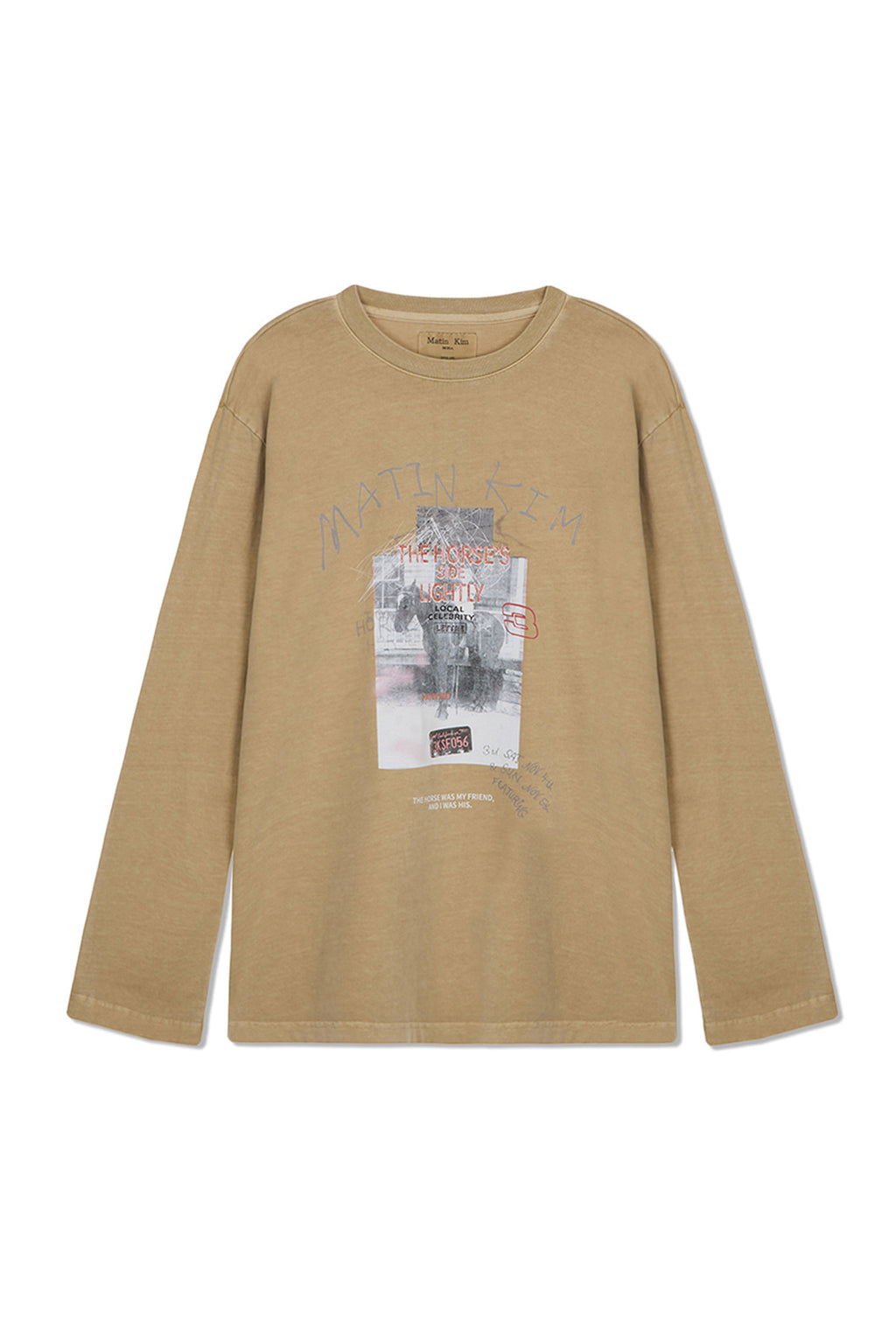Matinkim Matin Lny 26 Pigment Long Sleeve Top IN Beige