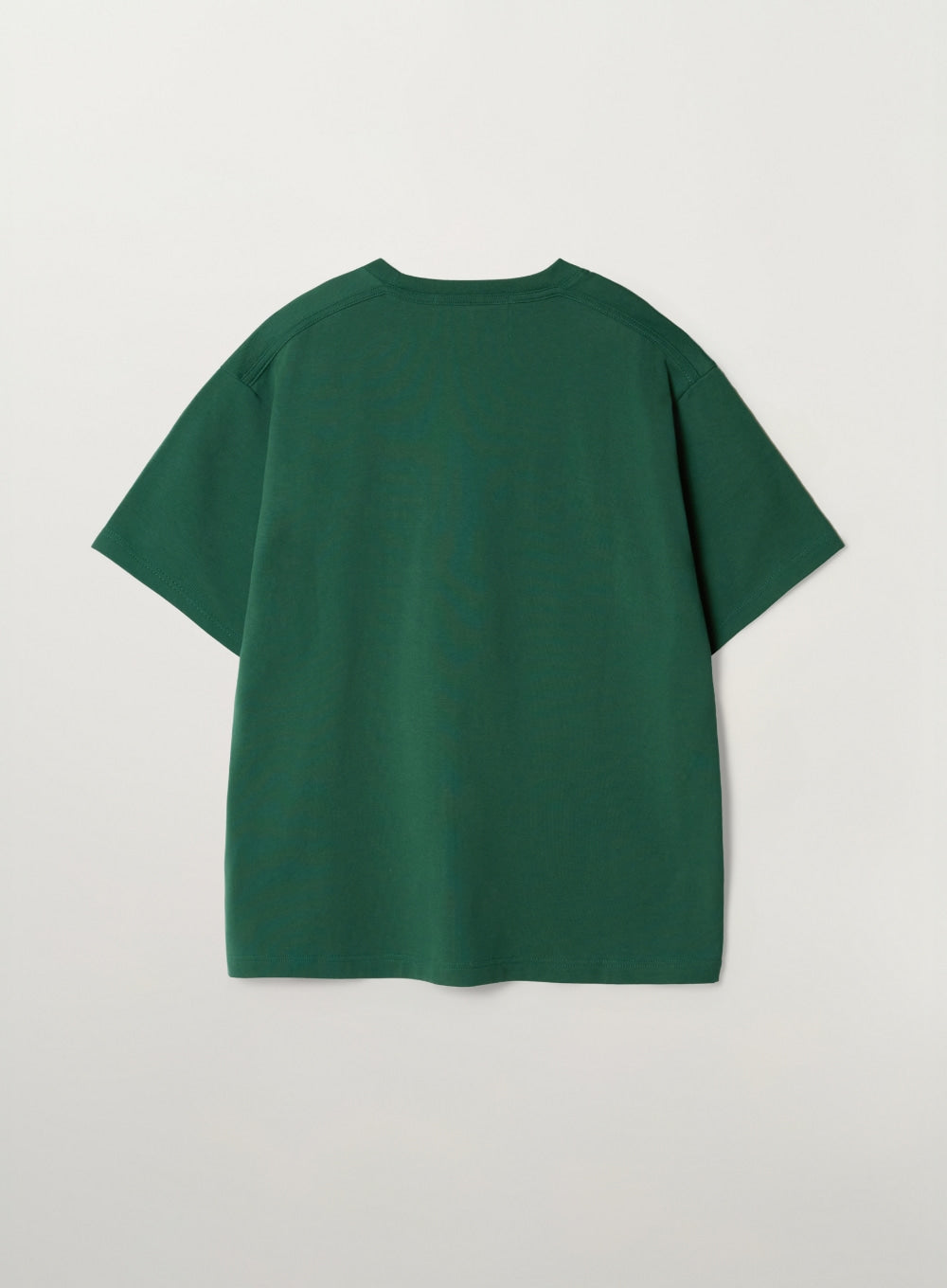 satur Crest Logo T-Shirt - Green - View 2