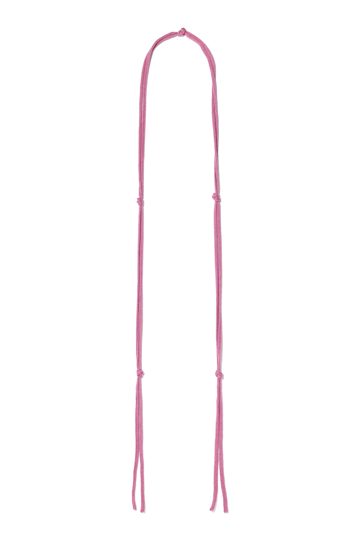 Matinkim String Layered Two Way Muffler IN Pink