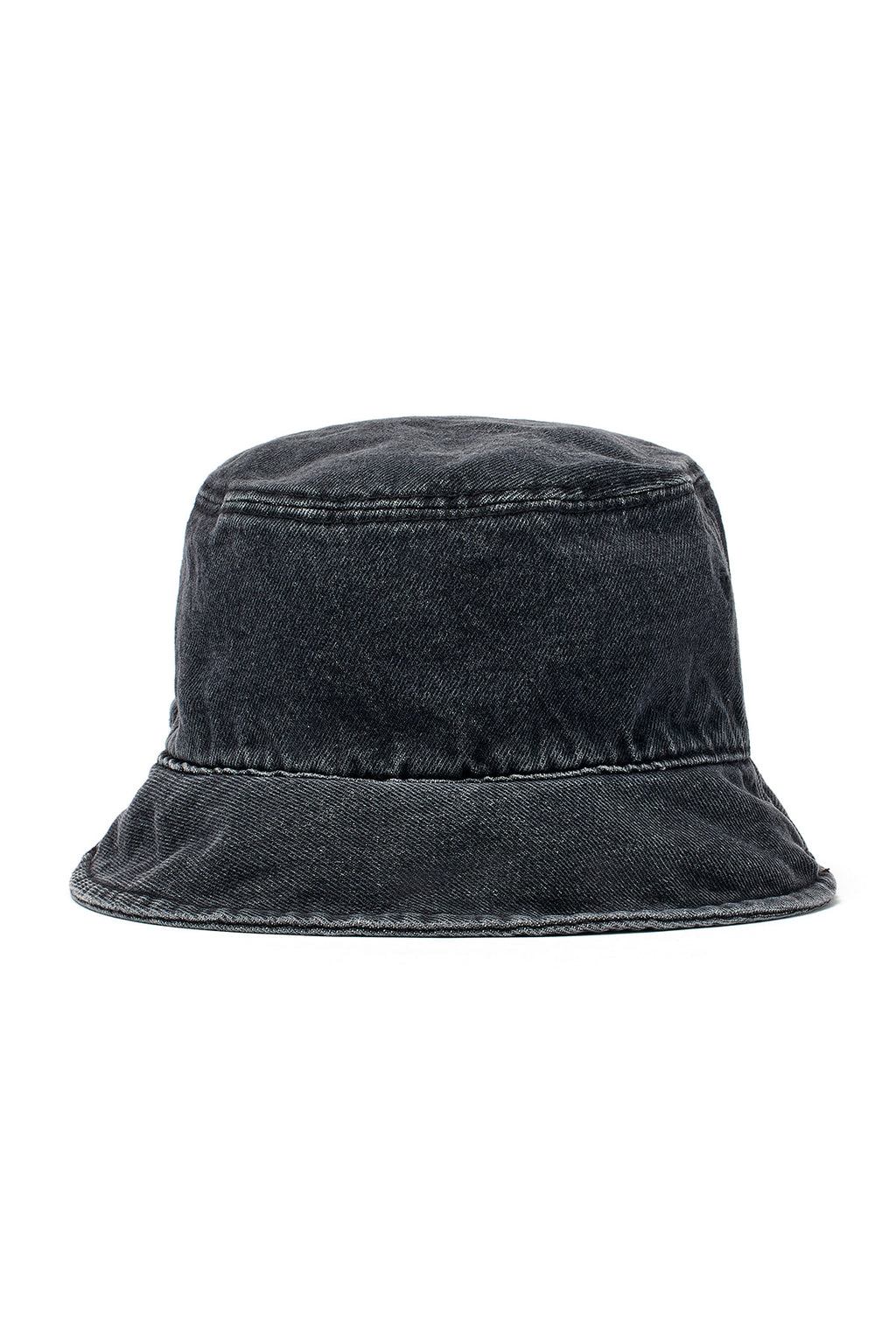 [matinkim] MATIN BLACK DENIM BUCKET HAT IN BLACK