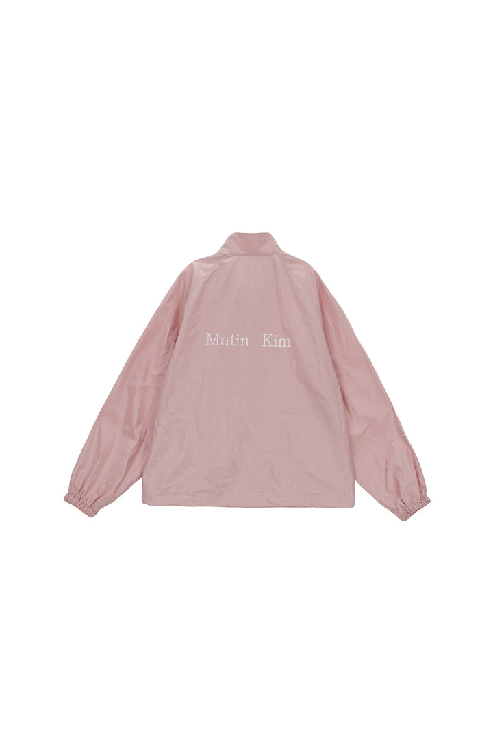 Matinkim Matin Kim Logo Coating Jumper IN Pink