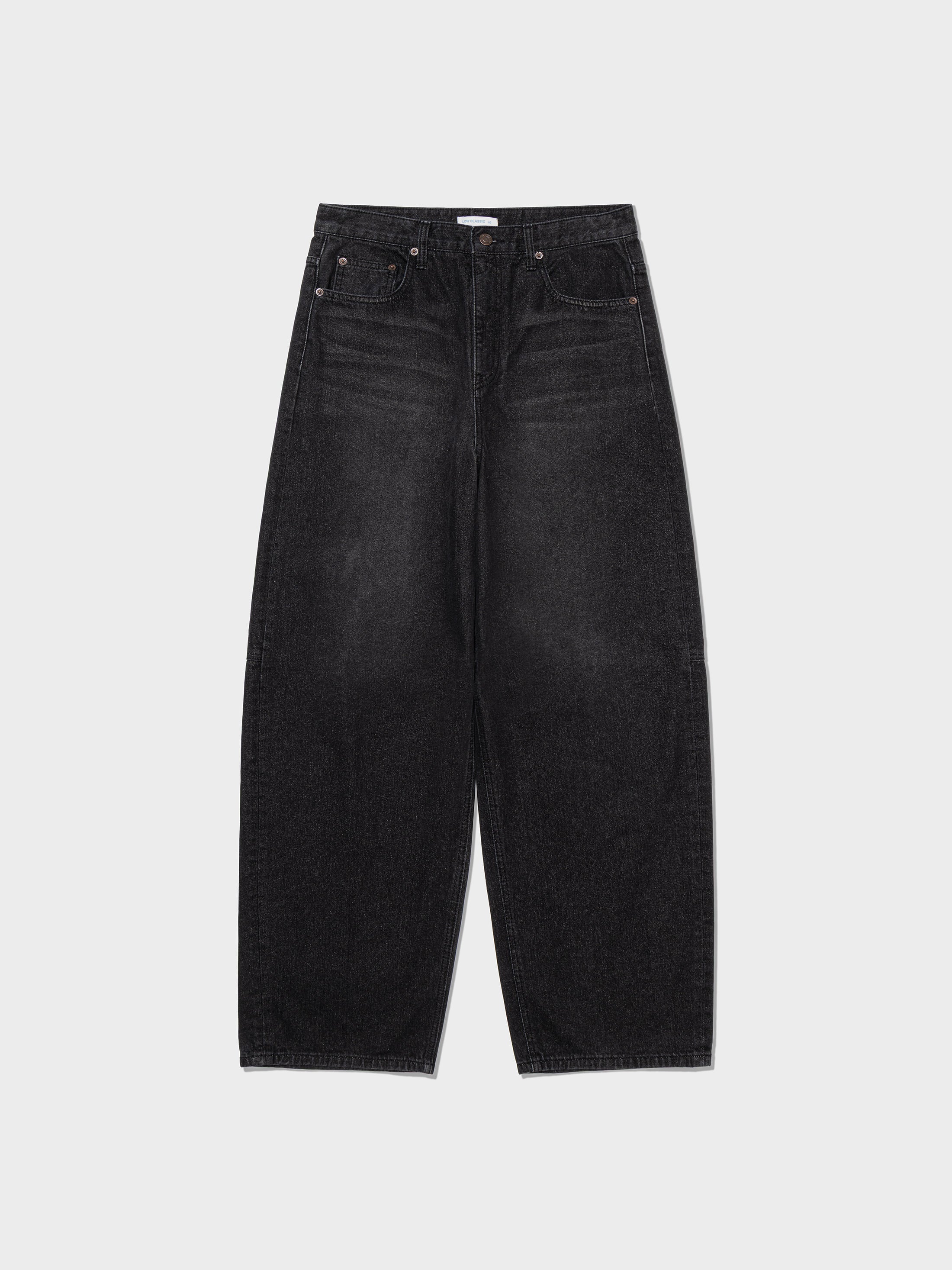 Low Classic Oversized Jeans Washed Black