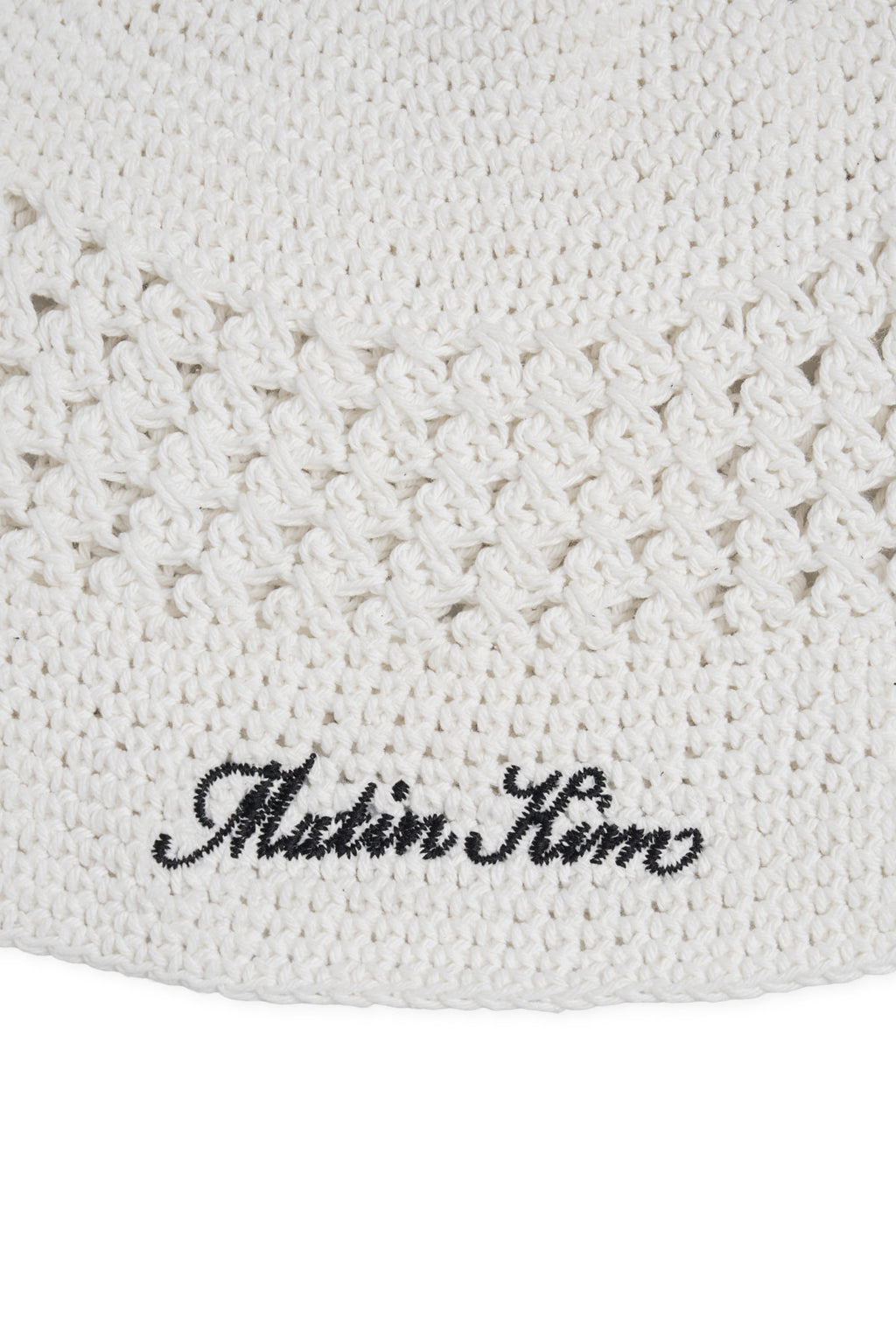 Matinkim Crochet Cotton Bucket Hat IN White