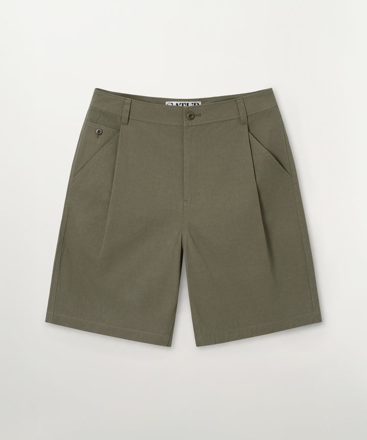 Satur Pocket Cotton Chino Shorts - Khaki