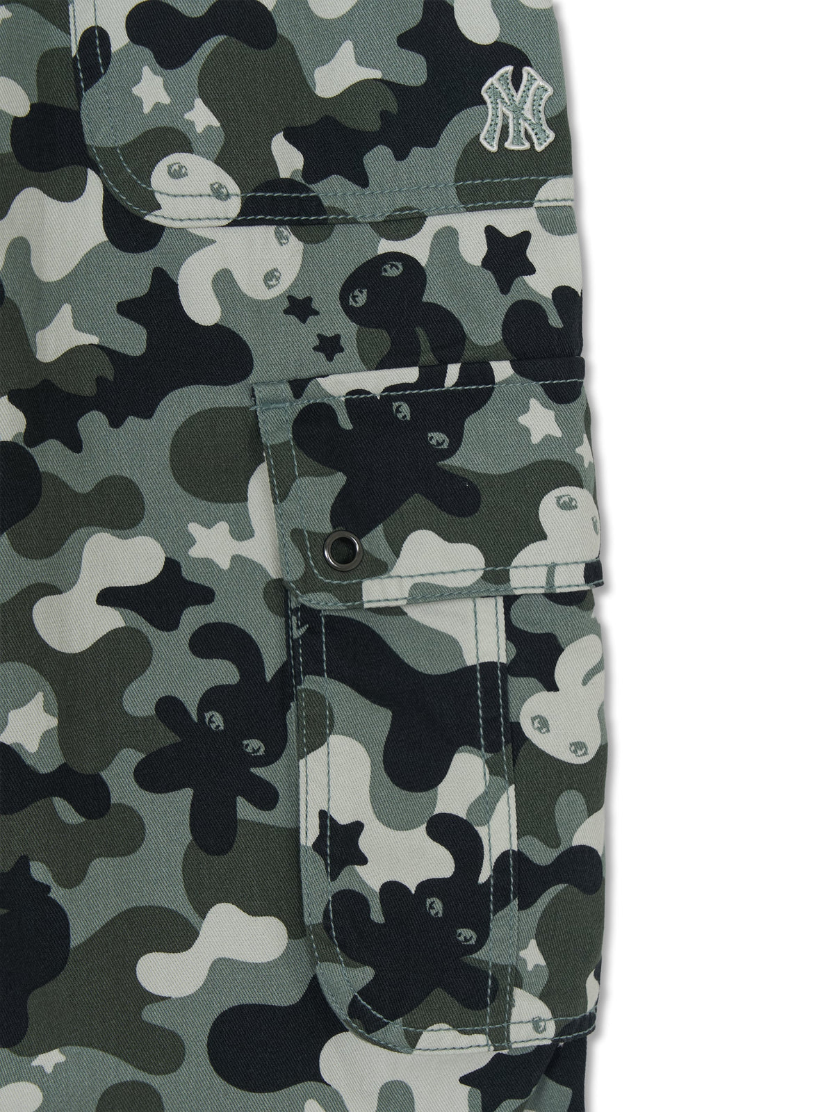 Mlb Women's Camo Low Rise Cotton Cargo Wide Pants