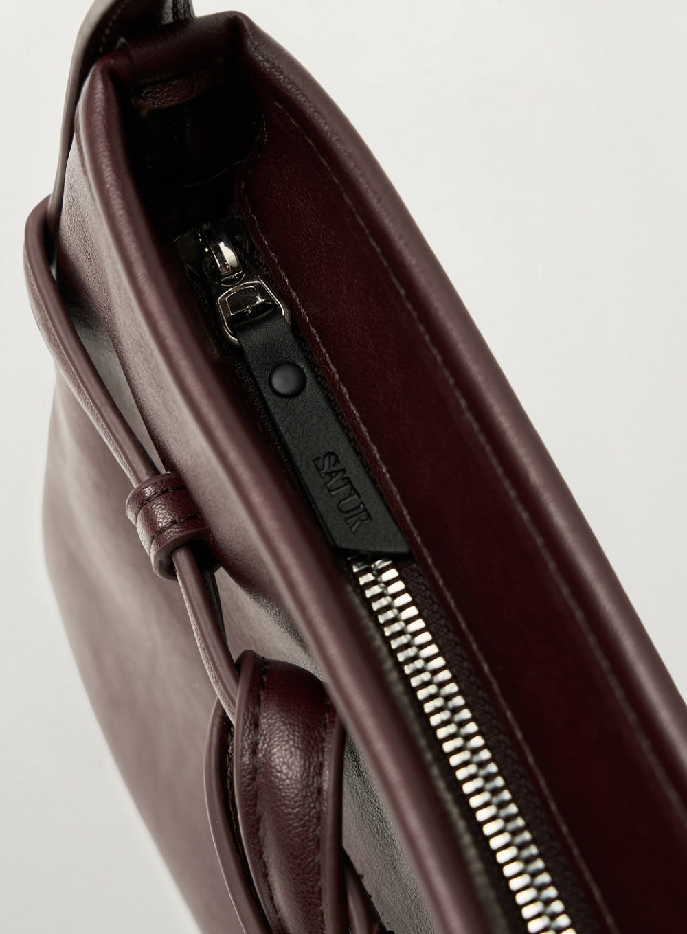 [satur] Belt Mini Shoulder Bag - Brown
