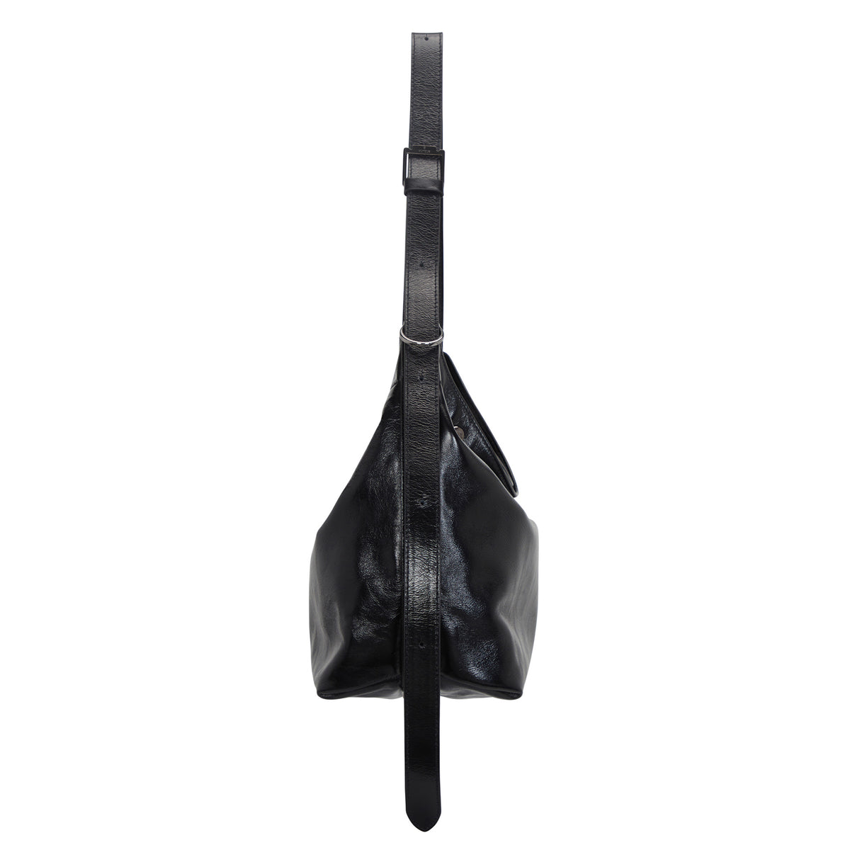 Vunque Perfec Button Up Soft Hobo S Black