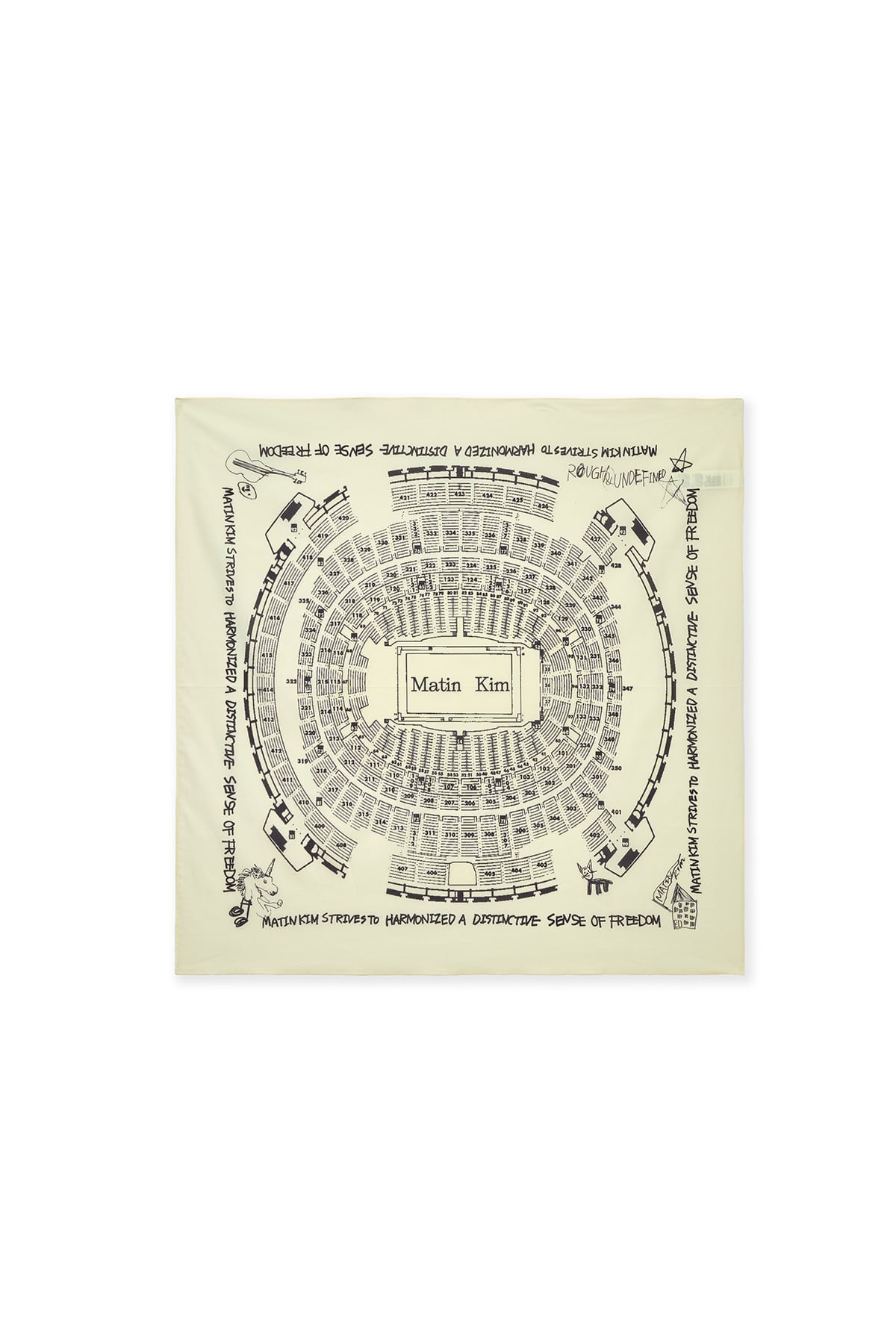 [matinkim] Matin Logo Festa Bandana IN Beige