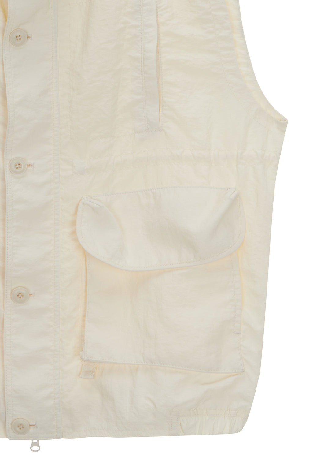 Matinkim Nylon Fishing Vest For Men IN Light Yellow