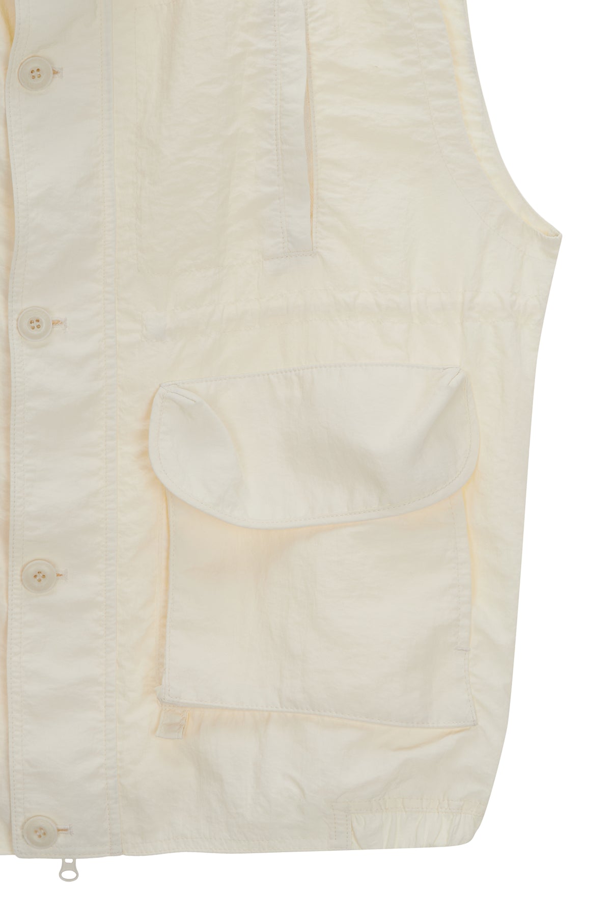 Matinkim Nylon Fishing Vest For Men IN Light Yellow
