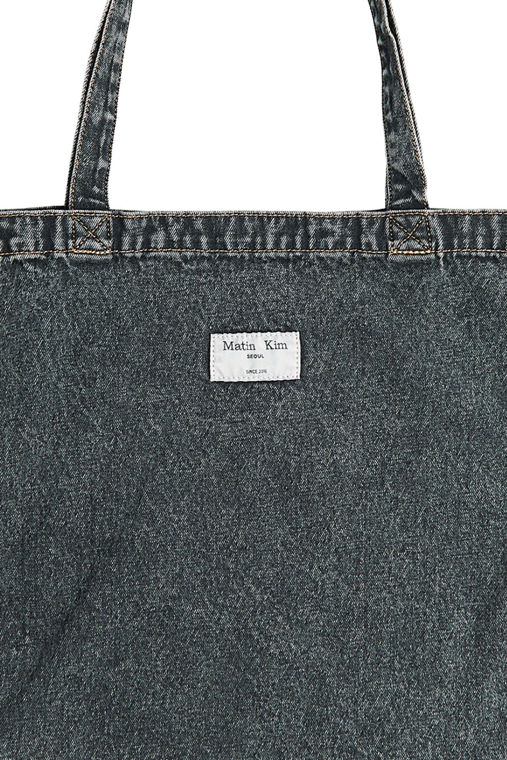 Matinkim Matin Stitch Denim Ecobag IN Black