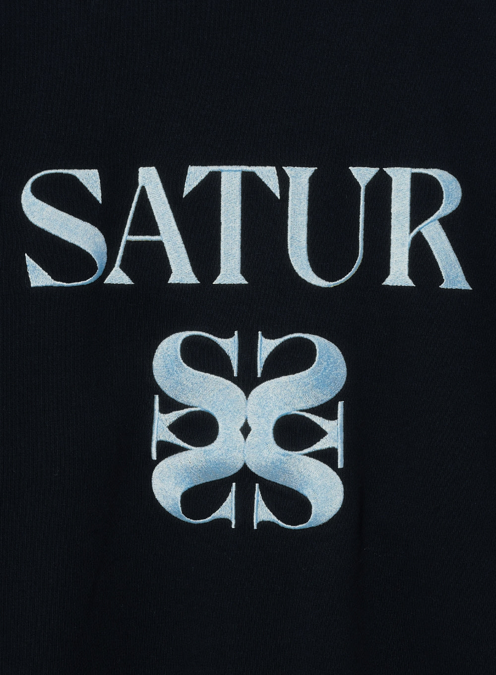[satur] (W) Classic Logo Sweatshirt - Classic Navy