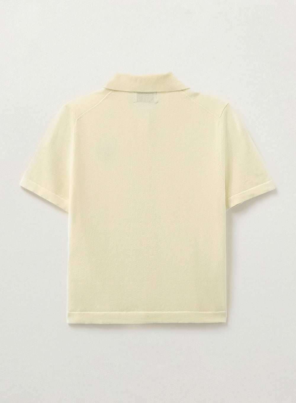 [satur] (W) Light Weight Collar Half Cardigan - Cream