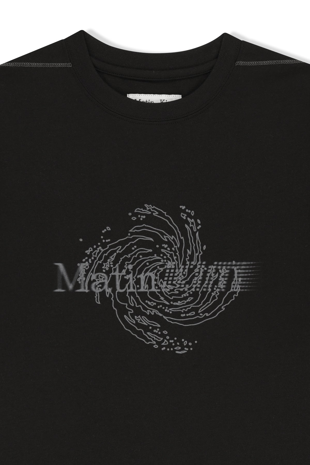 Matinkim Matin Pace Vortex Graffiti Top IN Black