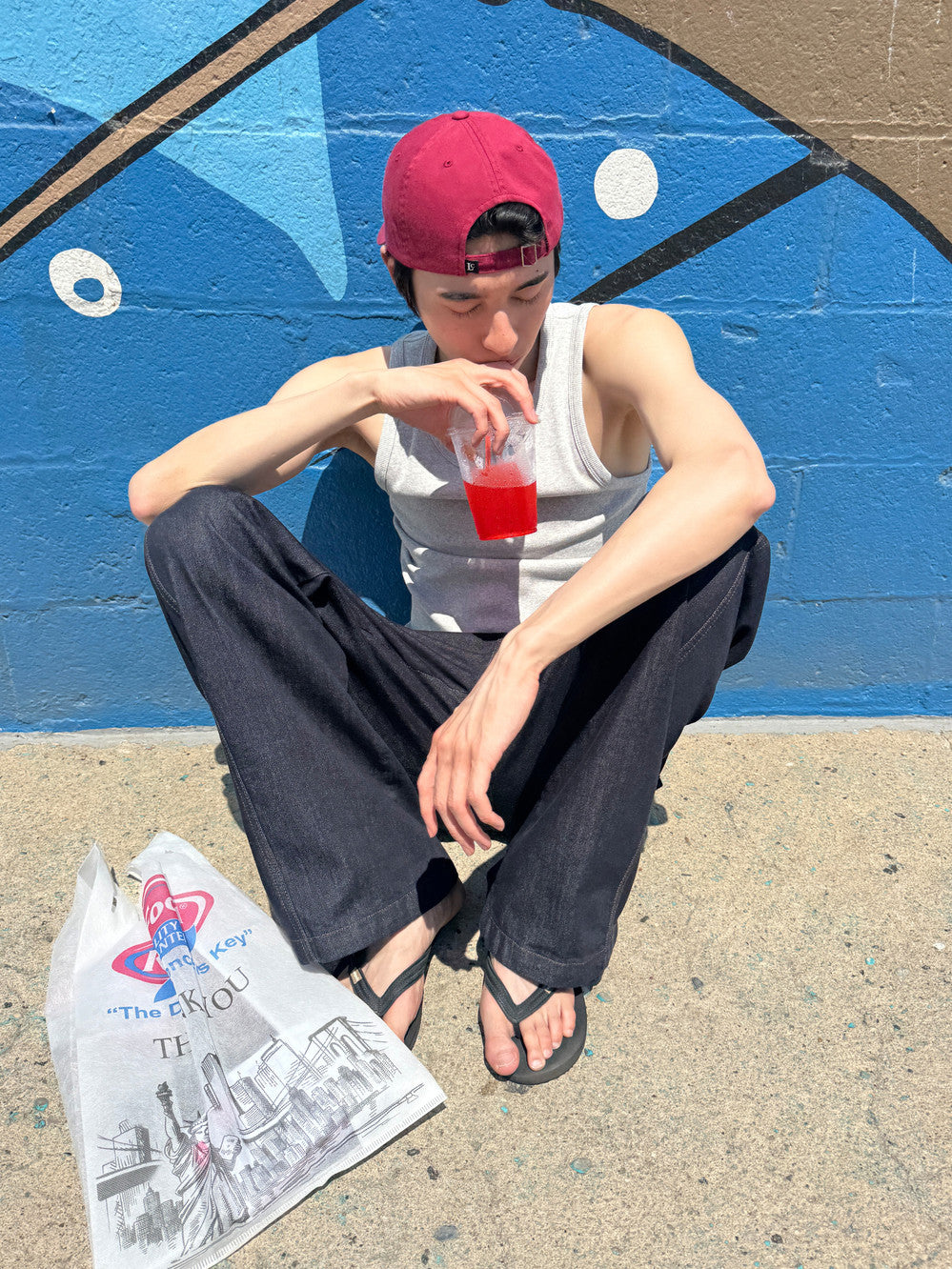 Low Classic Hollywood Ball Cap Cherry