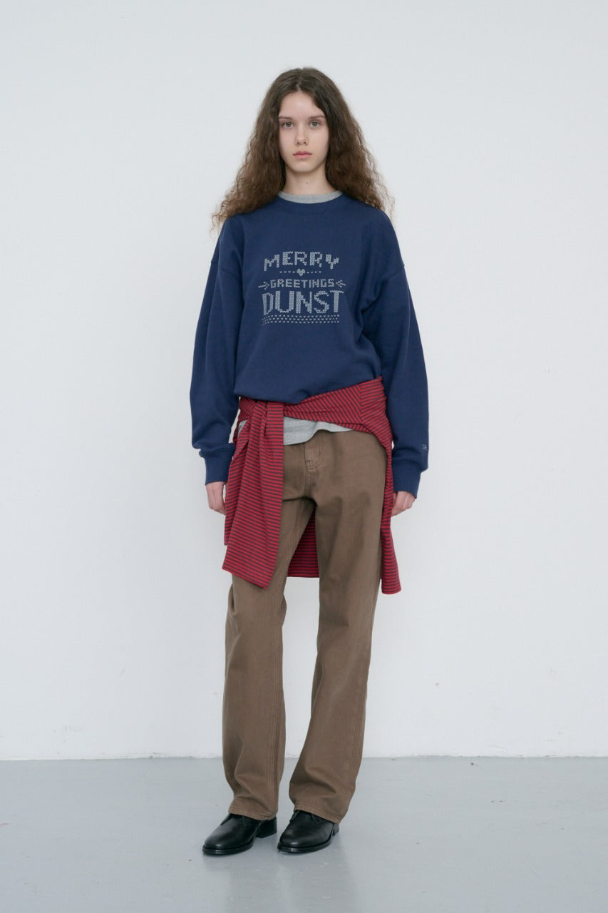 Dunst Unisex Pixel Sweatshirt Navy