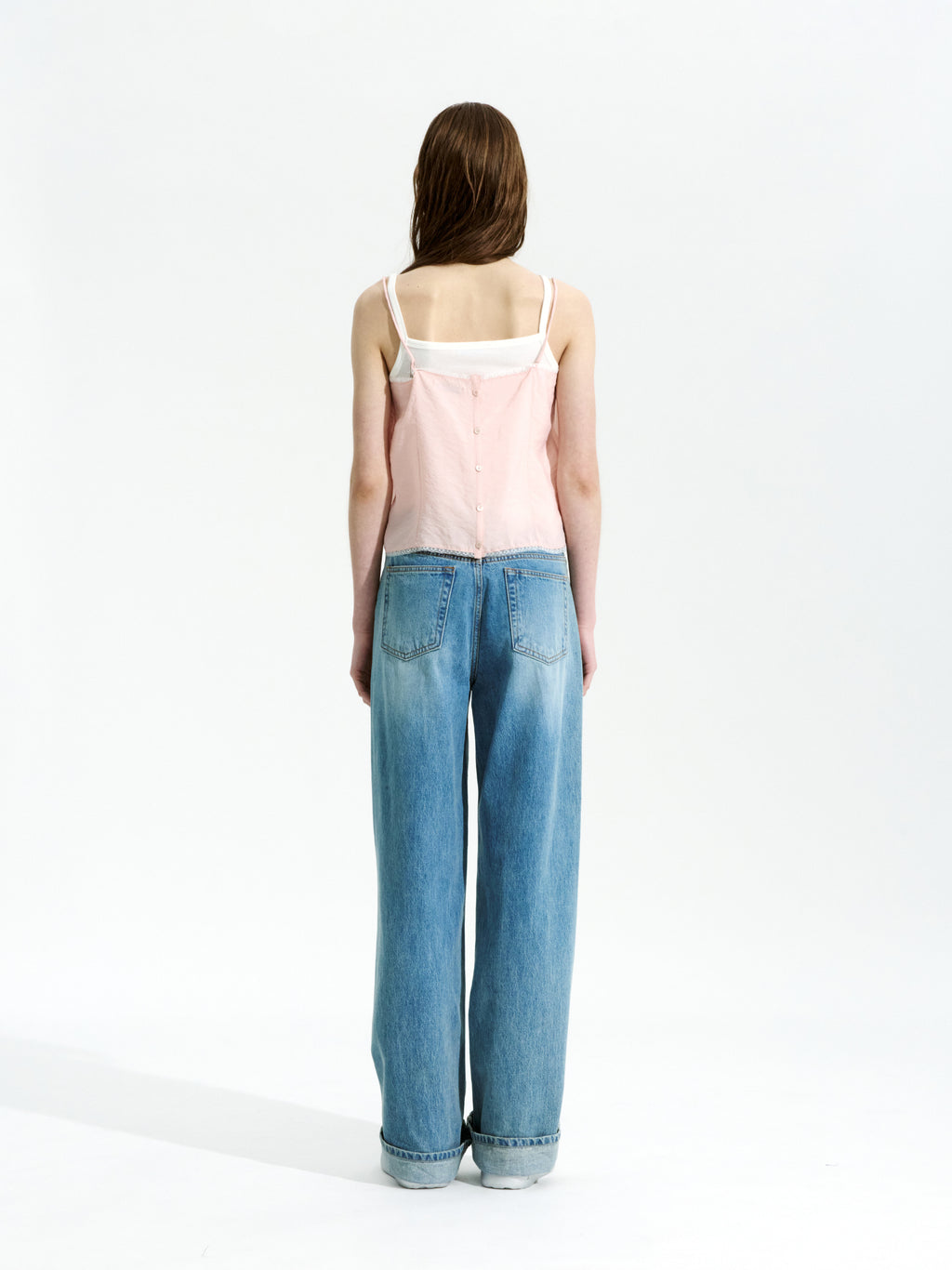 Low Classic Silky Lace Camisole Pink