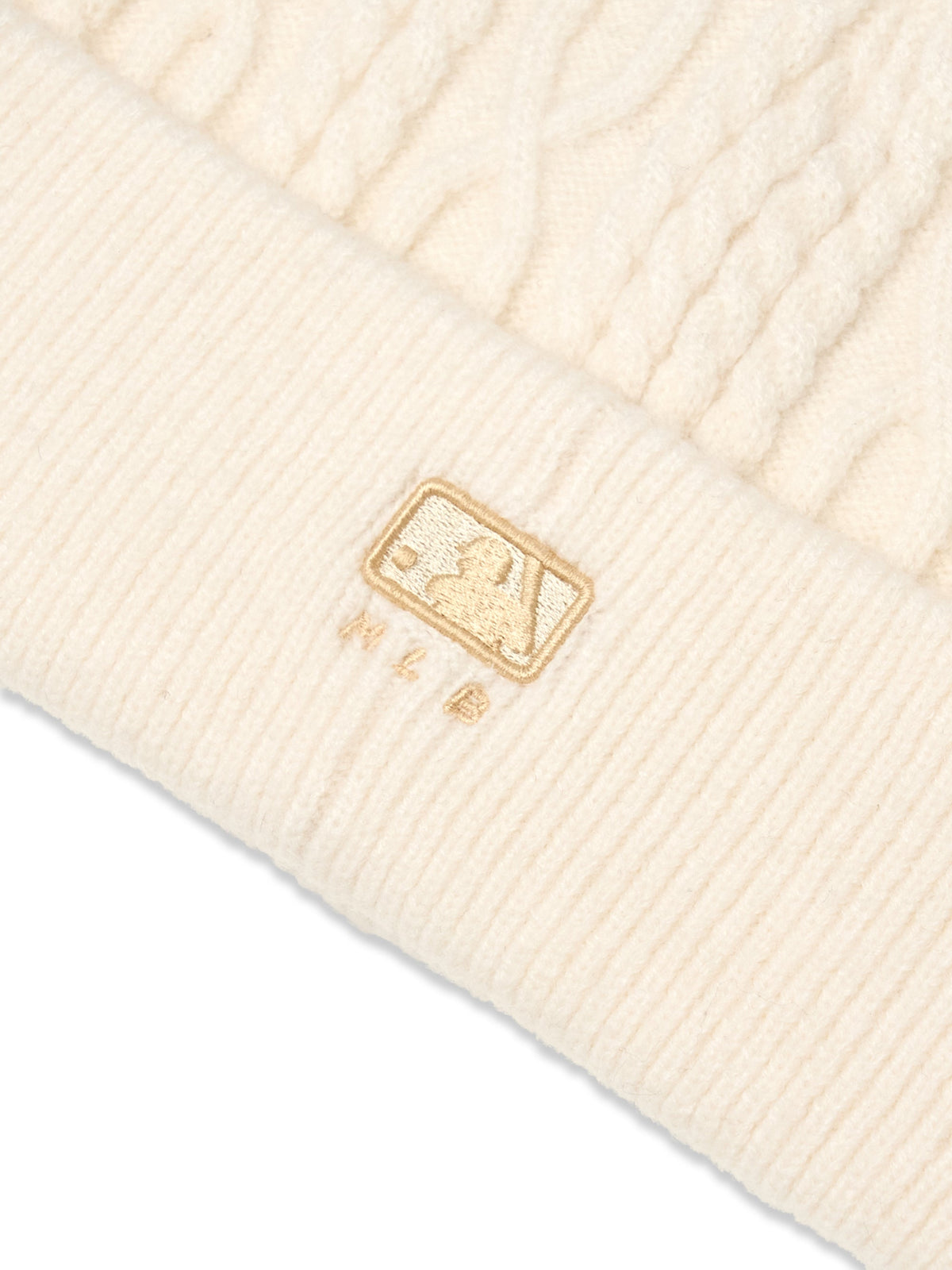 MLB Wool Blend Cable Knit Beanie
