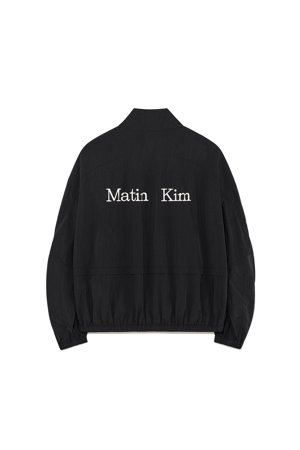 [matinkim] OVERSIZE NYLON LIGHT JUMPER FOR MEN IN BLACK