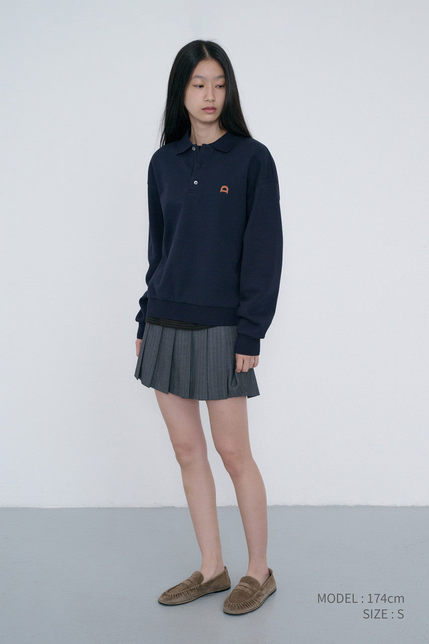 Dunst Pleats Mini Striped Skirt Grey Stripe