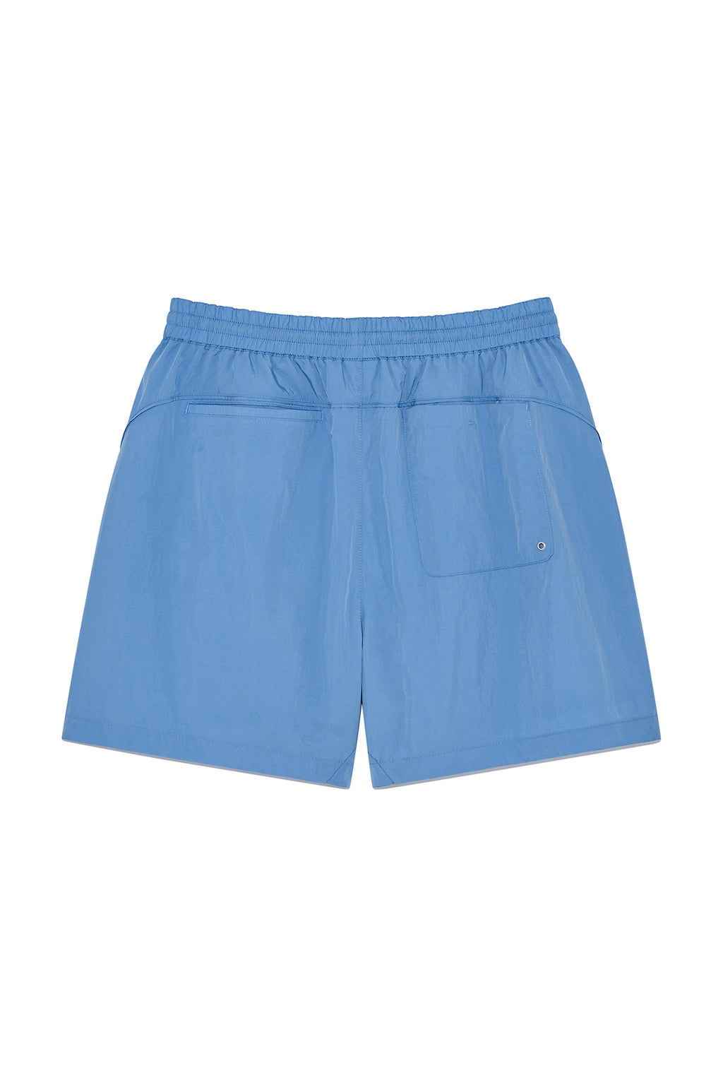 Matinkim Mesh Nylon Shorts For Men IN Light Blue
