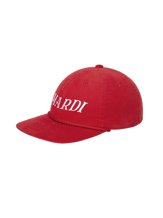 CAP MARDI LOGO ROPE_RED IVORY