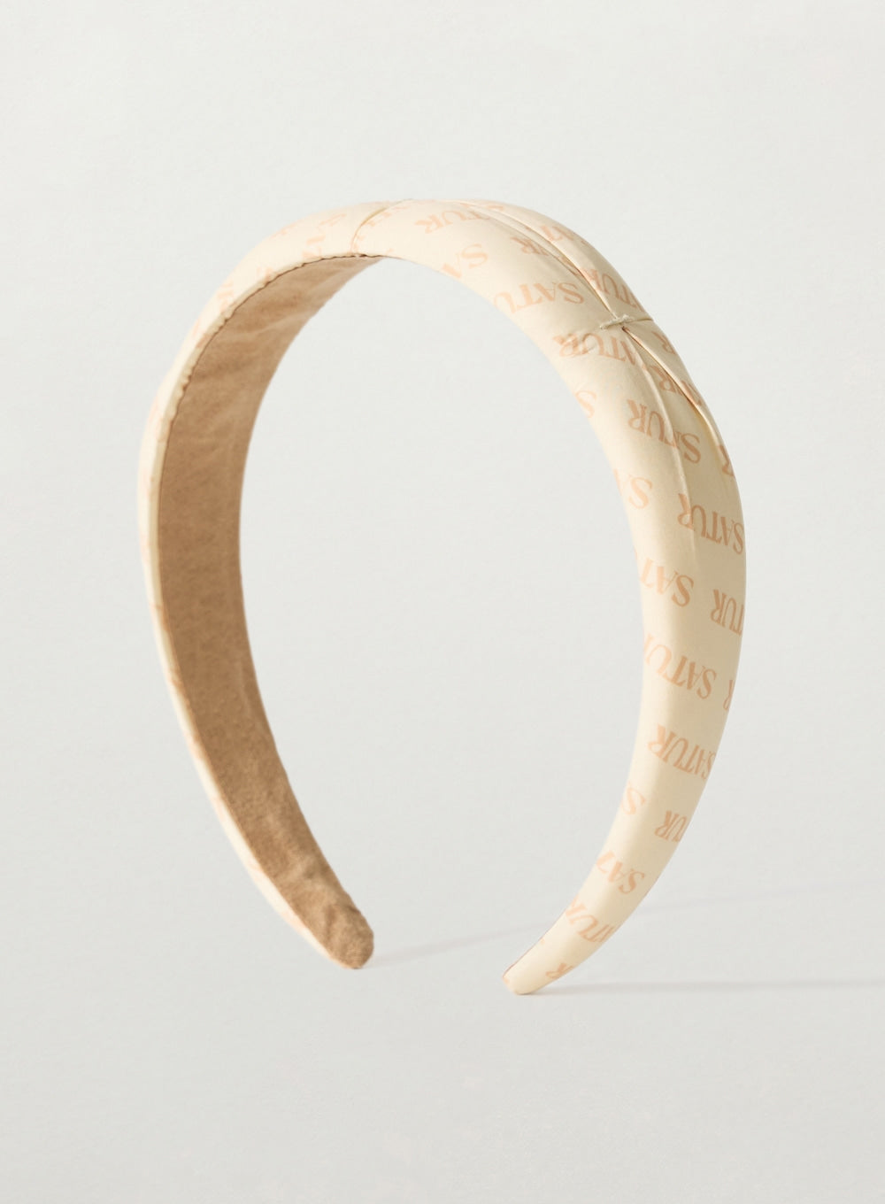 [satur] (W) Classic Logo Hairband - Cream
