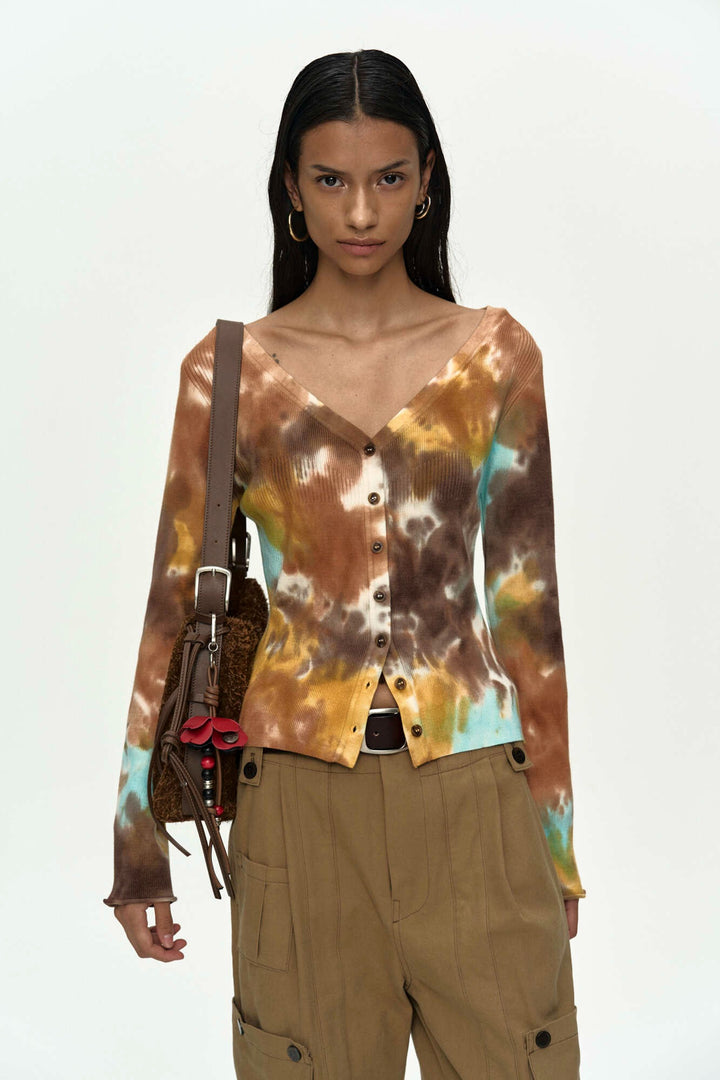 Andersson Bell Multi-Dye Knit Cardigan