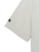 MLB Korea Varsity Small Cursive Over Fit Polo T-Shirts