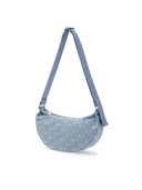 MLB Korea Classic Monogram Denim Vintage Hobo Bag