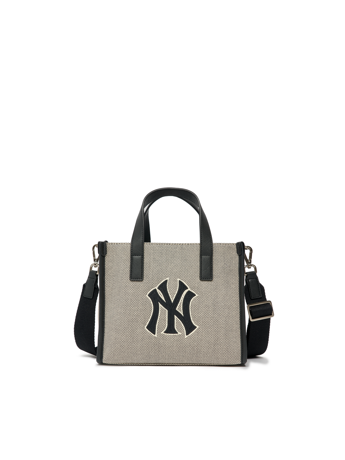 Mlb Basic Big Logo Canvas S-tote Bag