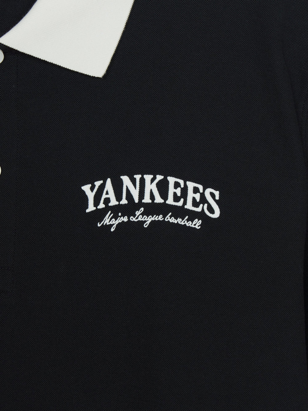 [mlb korea] Basic Small Letter Comfortable Fit Polo T-Shirts