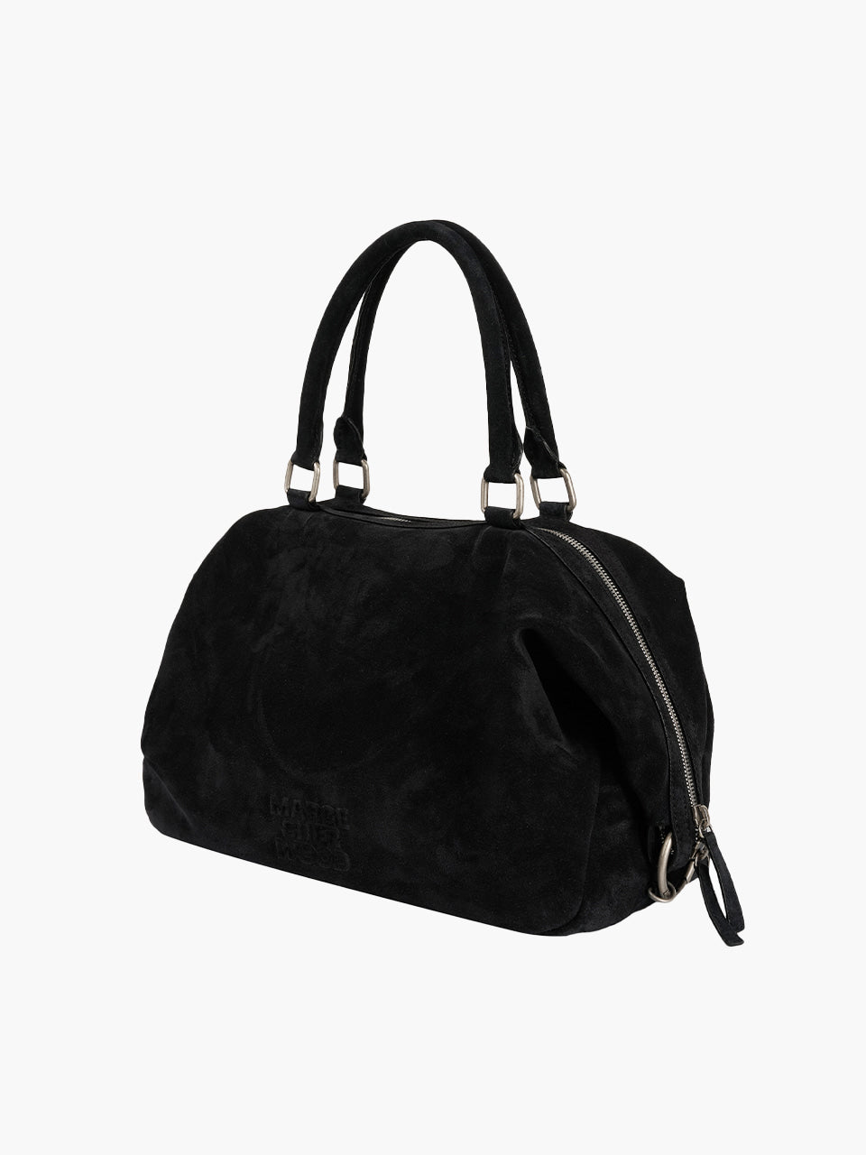 Margesherwood Dumpling Tote black suede