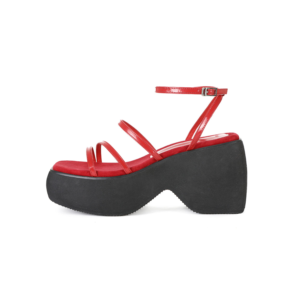 Osoi 90'S Platform Sandal Red
