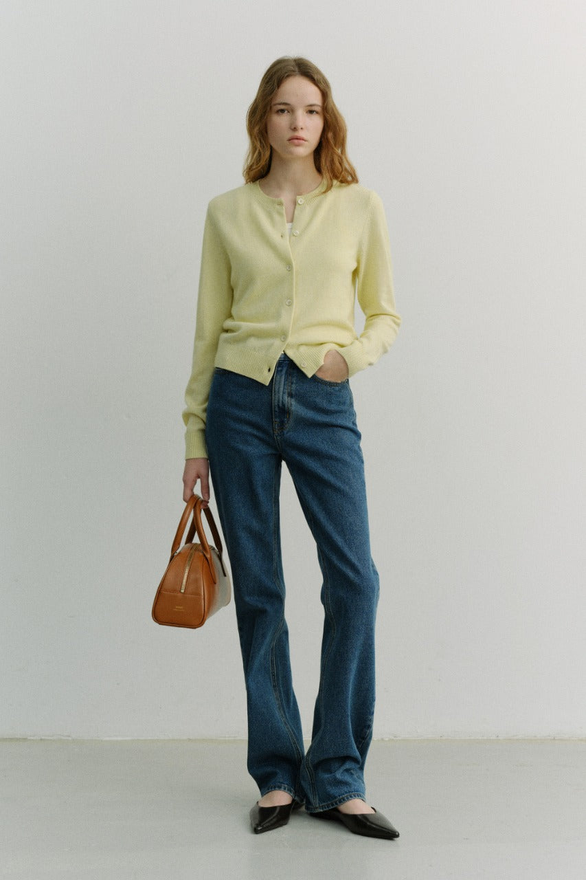 Dunst Essential Semi Boot-Cut Jeans Classic Blue