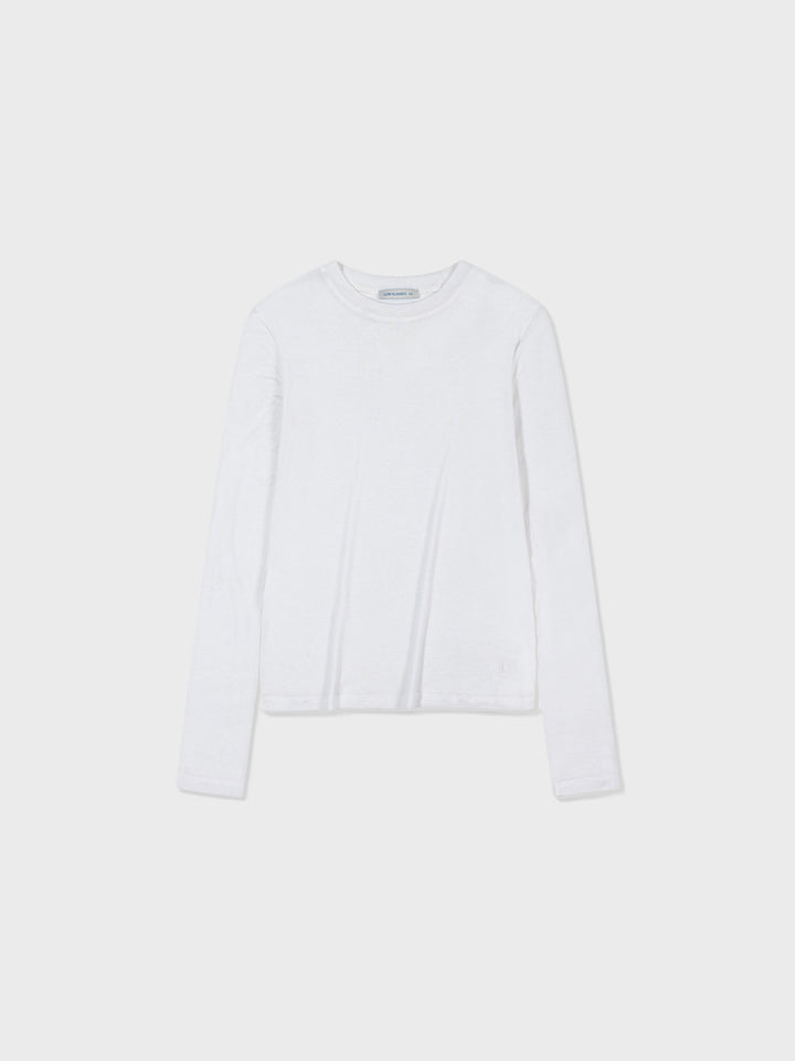 Low Classic Lc Wool Jersey T-Shirt Off White