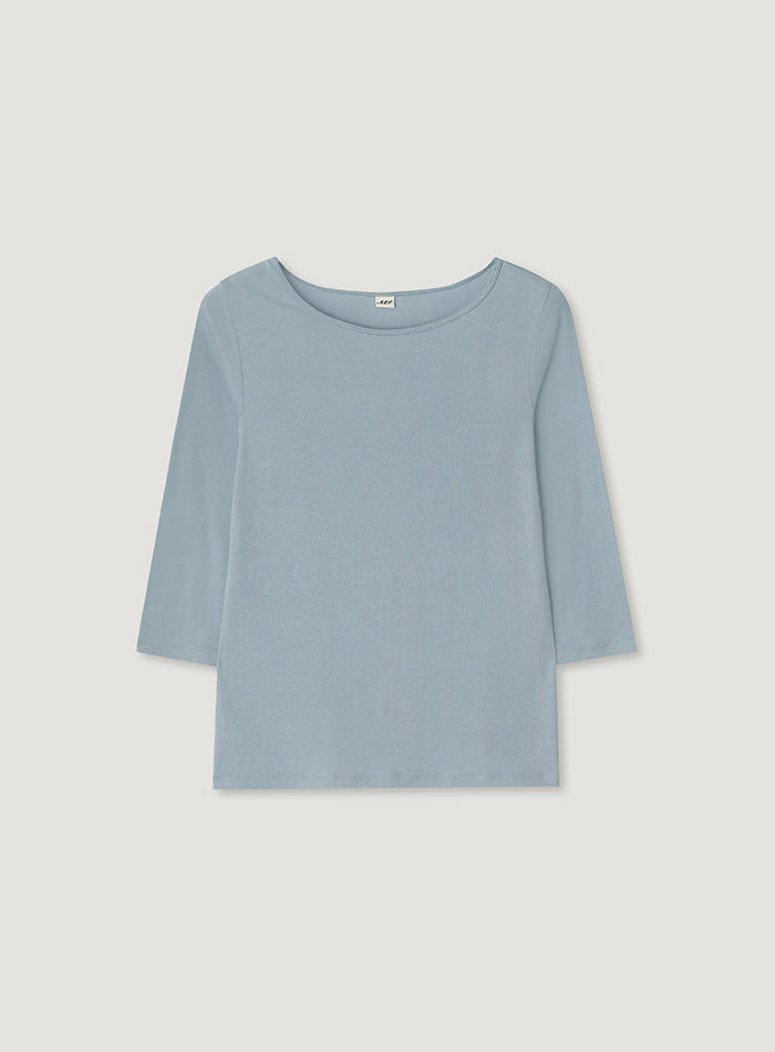 Mango Maniplease Powder Tee Ash Blue