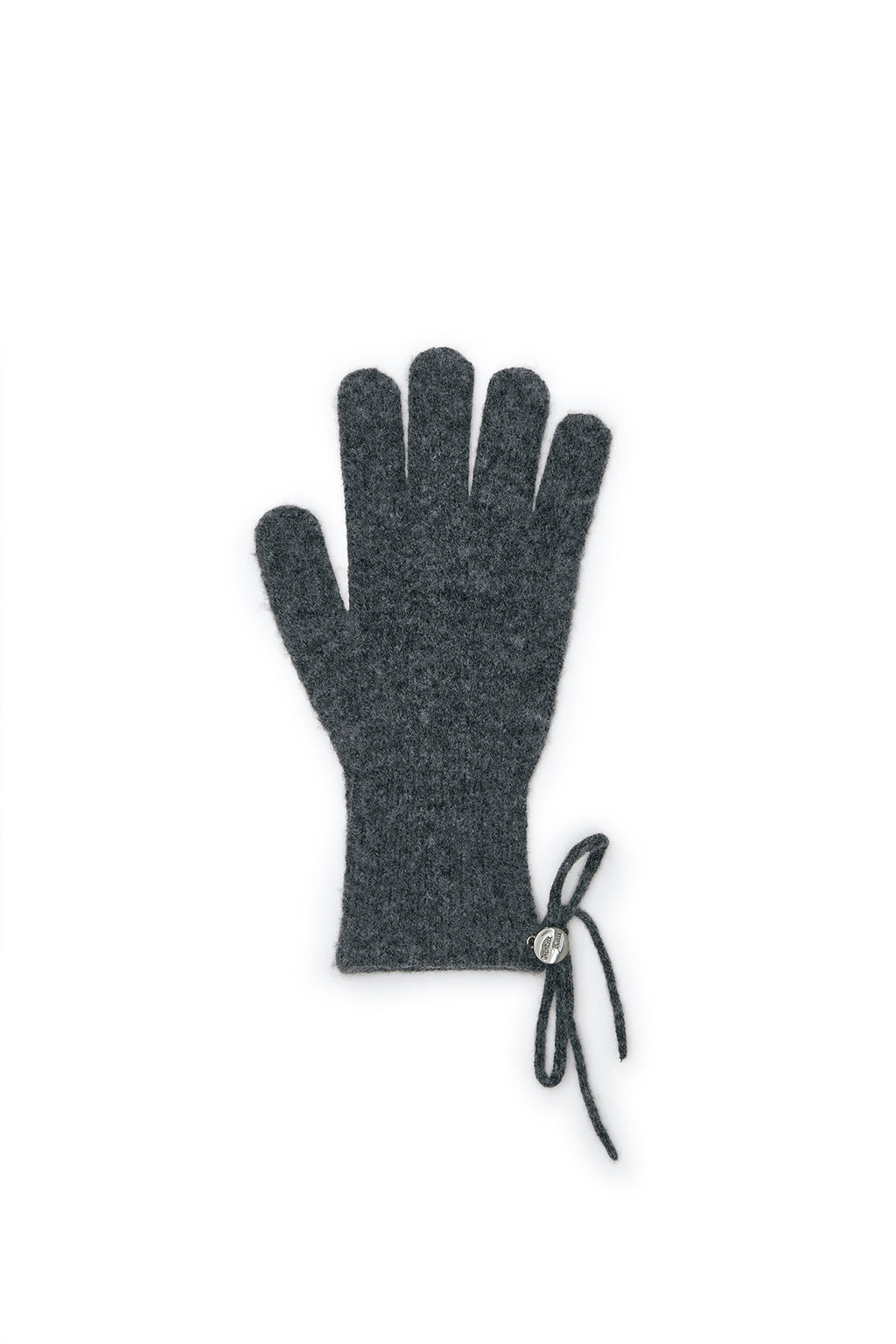 Matinkim Matin Kim Ribbon Finger Hole Gloves IN Charcoal