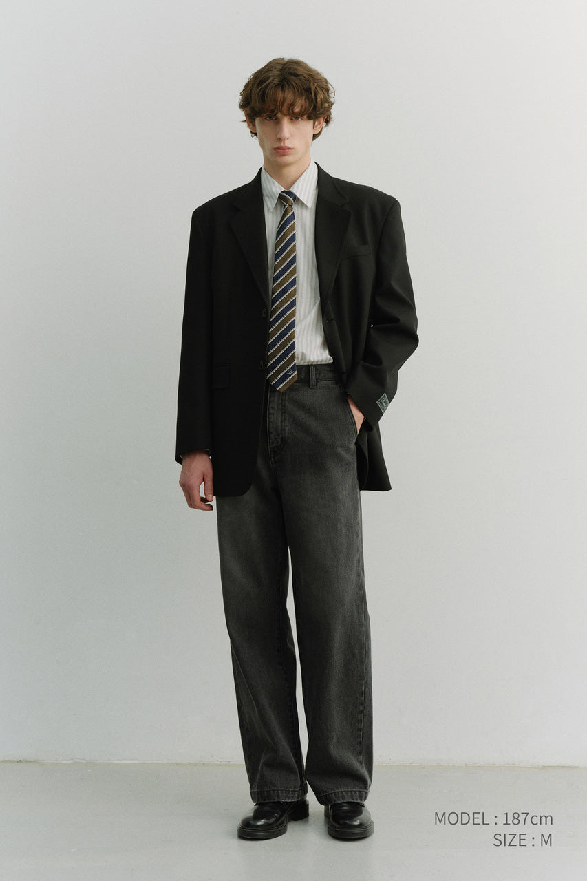 Dunst Straight Slack Jeans Grey