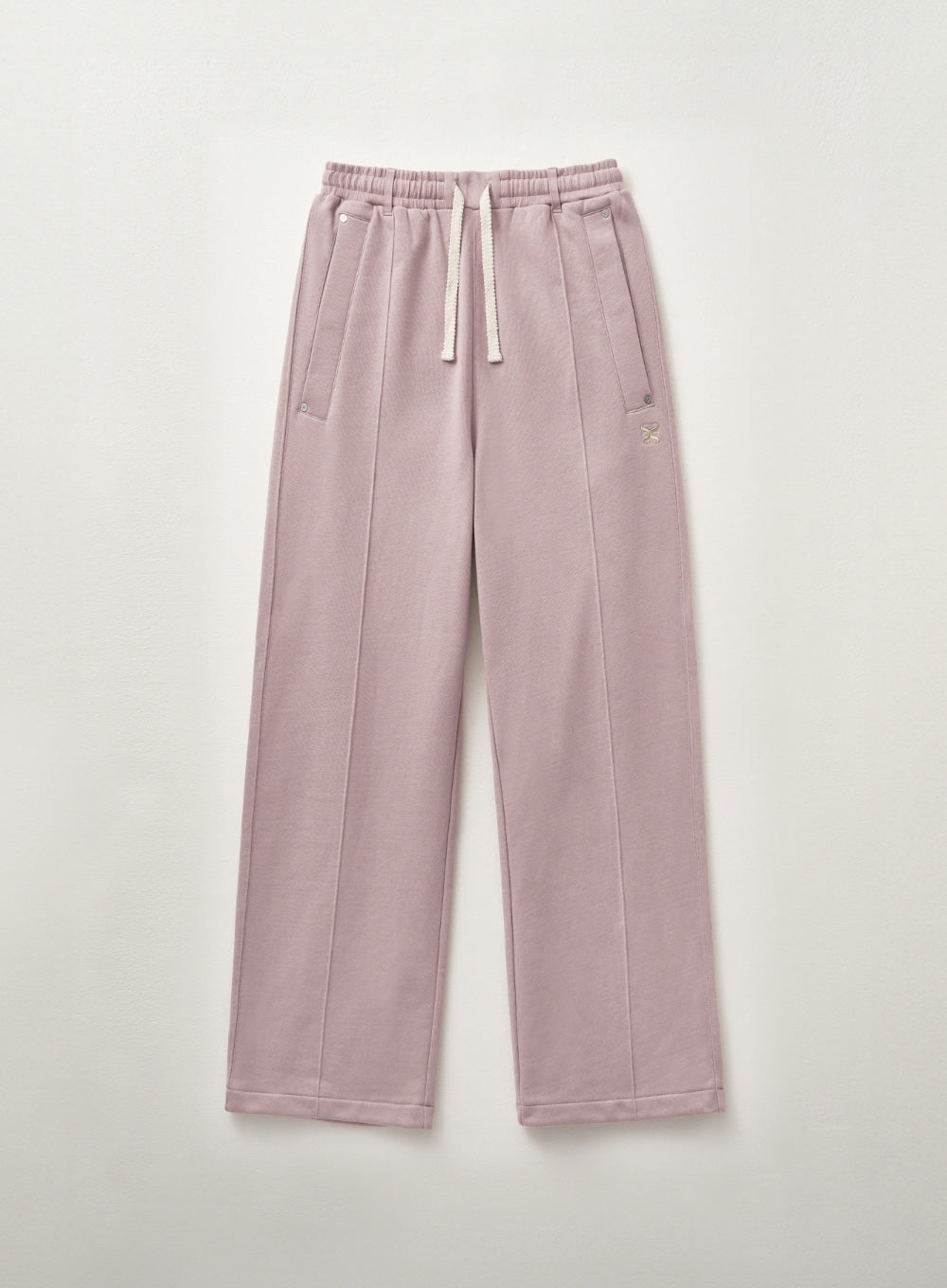 [satur] (W) Teo Cotton Banding Sweatpants - Vintage Rose