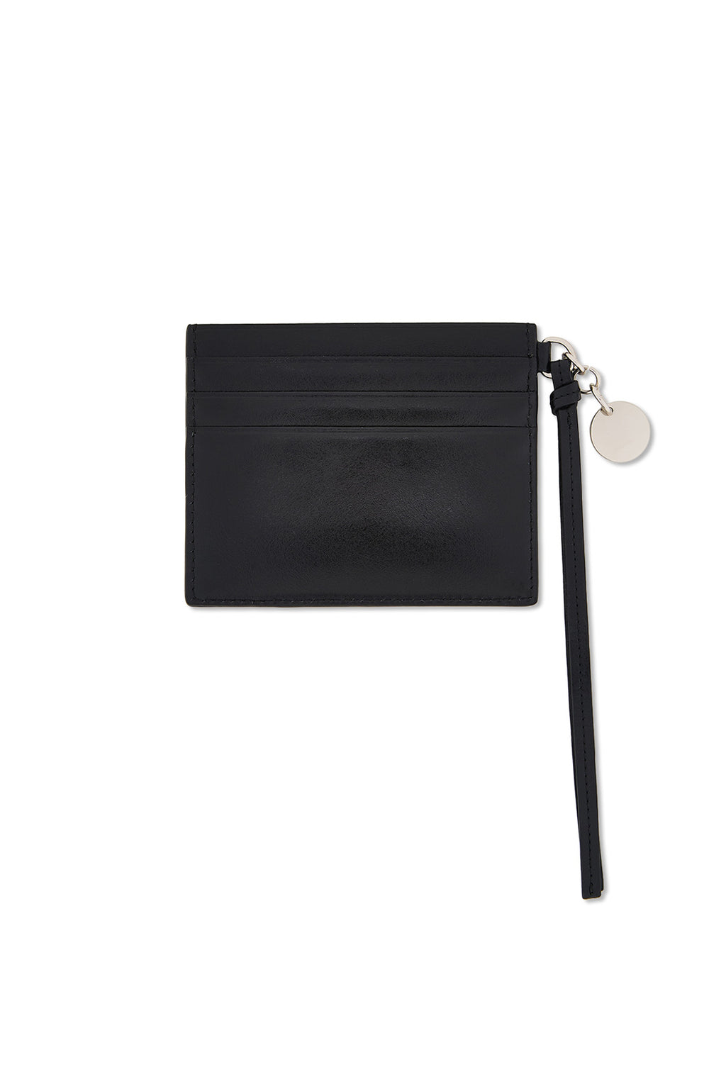 Matinkim Steel Logo Rivet Card Wallet IN Black