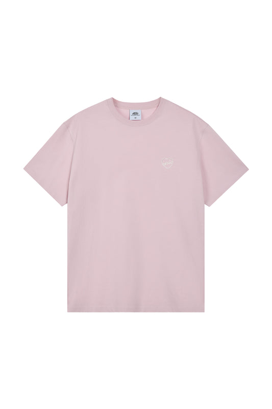 HEART T-SHIRT-PINK