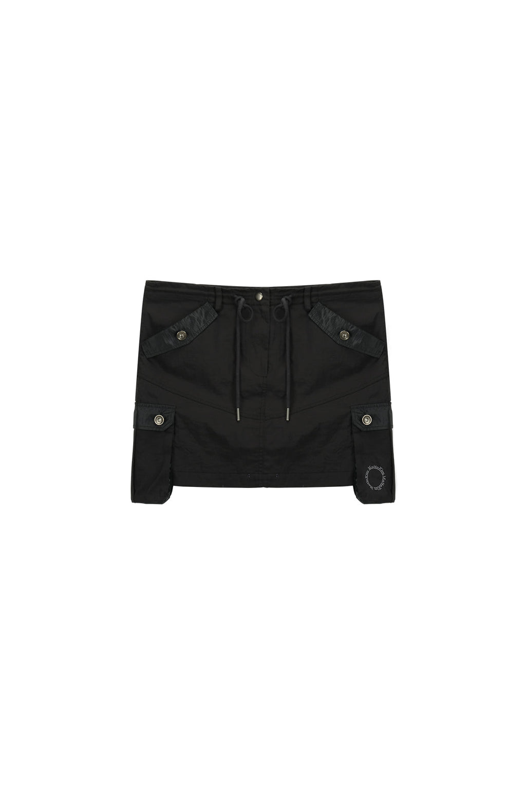 Matinkim Cargo Mini Skirt IN Charcoal