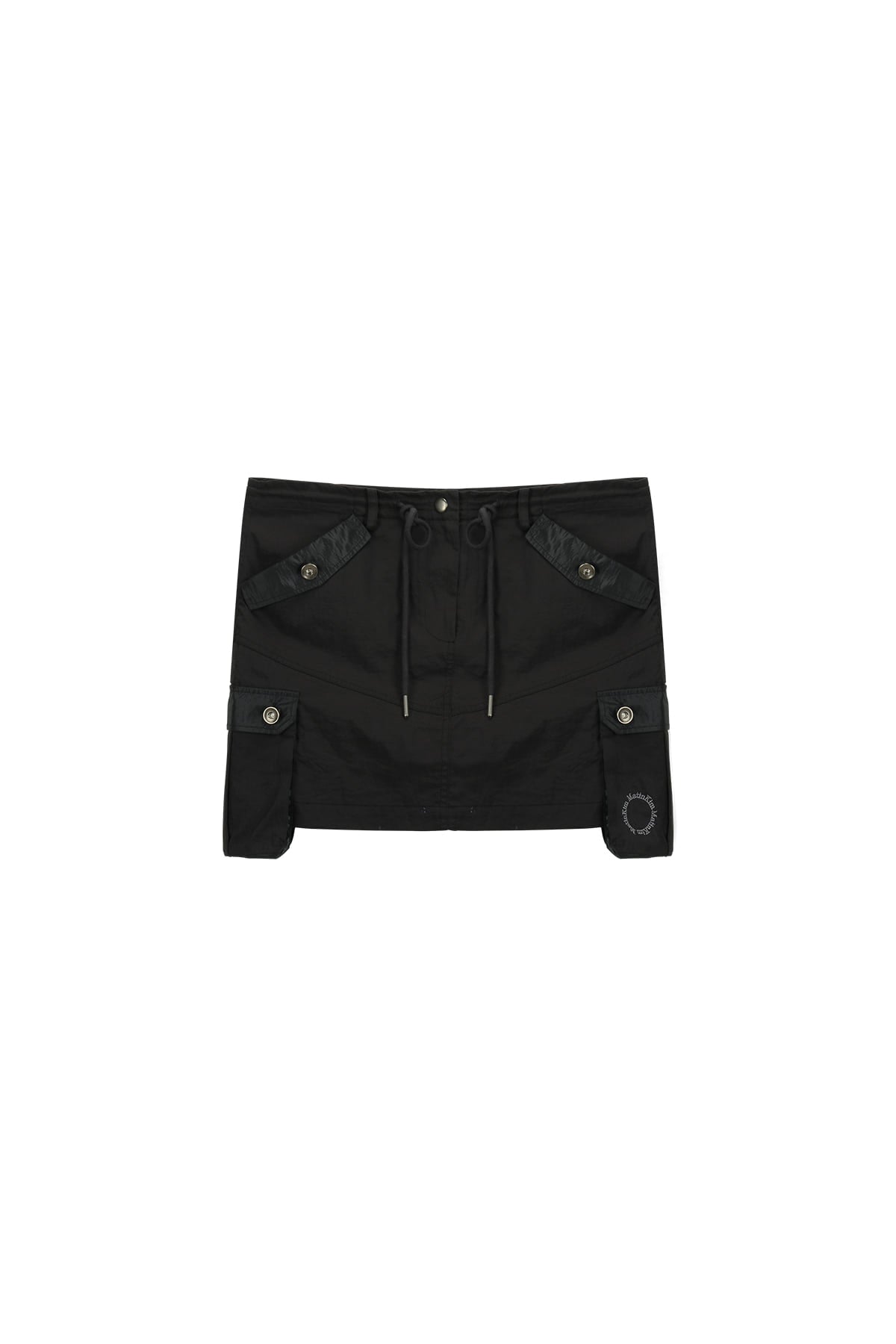 Matinkim Cargo Mini Skirt IN Charcoal