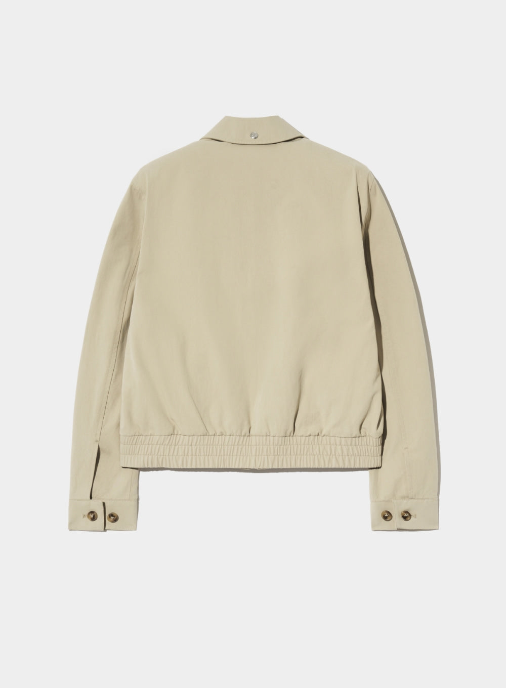 [satur] (W) Teo Cotton Collar Short Jacket - Natural Beige