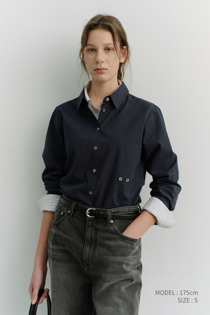 Dunst 2-Way Essential Shirt Navy